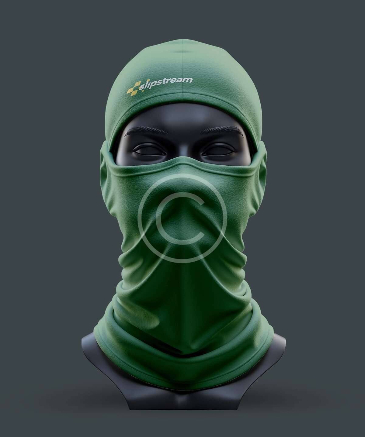 Black balaclava face cover - Image 2