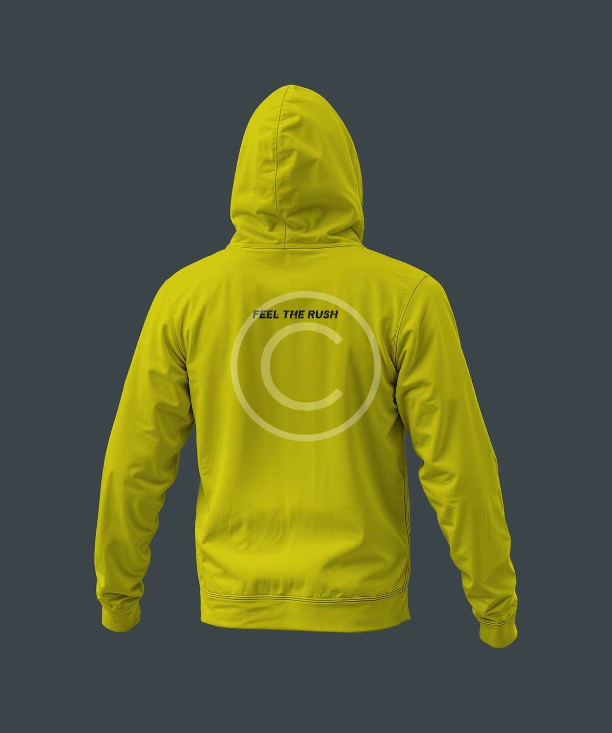Lime racing hoodie - Image 2